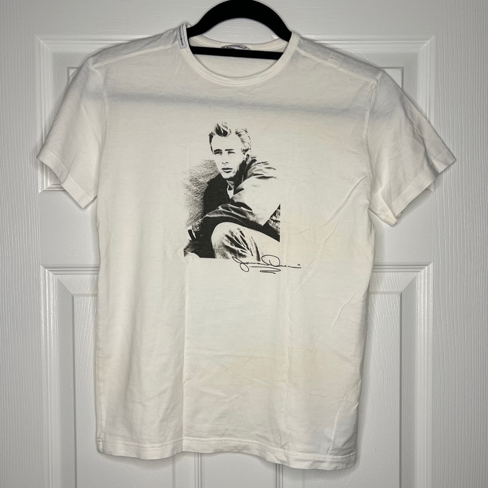 Dolce & Gabbana Boys’ James Dean Graphic Tee – Size 11/12 | Made in Italy